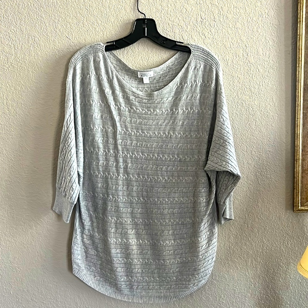 Market and Spruce light weight 3/4 sleeve sweater Stitch Fix size L